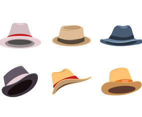 Set of Vintage Kentucky Derby Hats