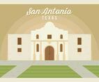 San Antonio Postcard Vectors
