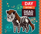 Day Of The Dead Horse Illustration
