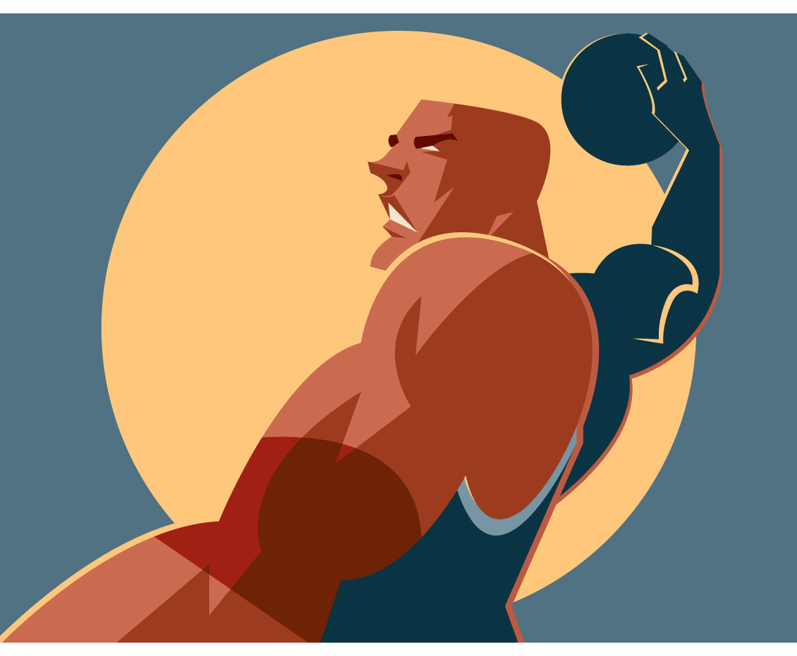 Powerfull Slam Dunk Vector