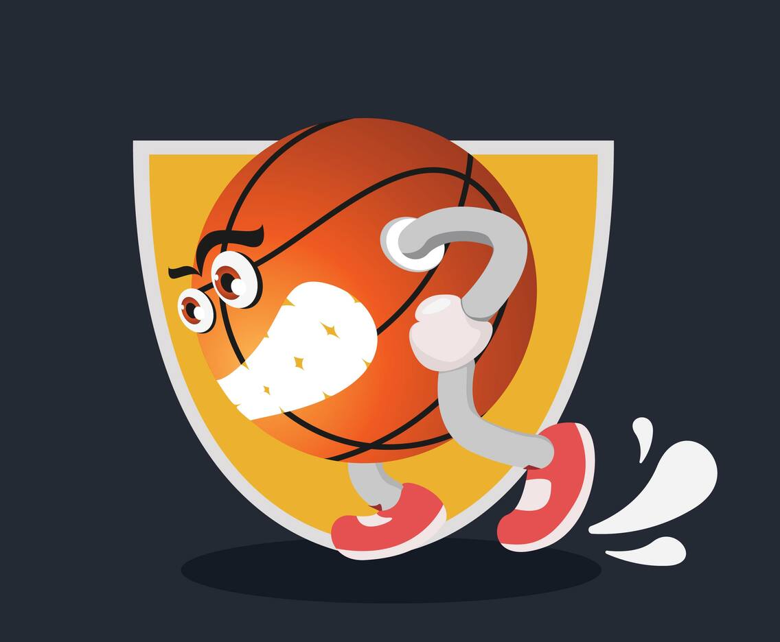 Basketball Mascot Illustration