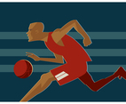 Basketball Player Vector