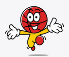 Basketball Mascot Illustration