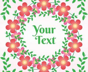 Spring Elements Border Set