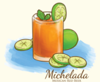 Michelada Illustration
