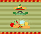 Mexican Food Menu Vectors