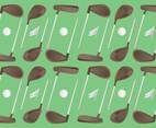Unique Vintage Golf Pattern Vectors
