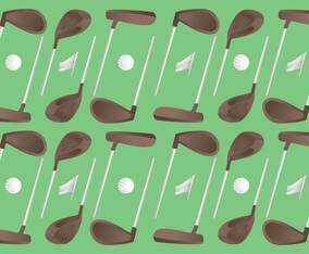 Unique Vintage Golf Pattern Vectors
