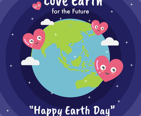 Earth Day Illustration