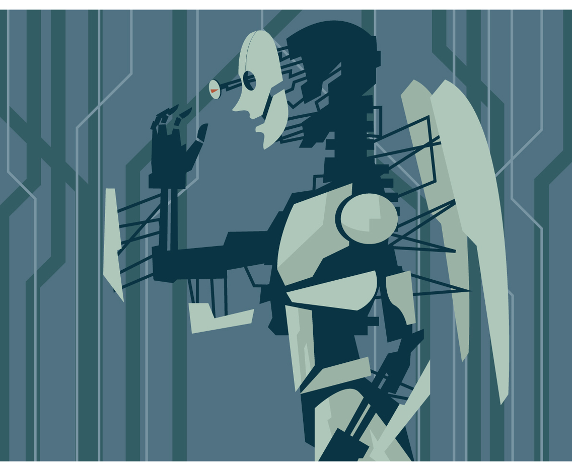 Ai Mechanic Assembling Vector