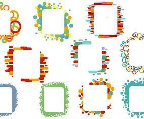 Funcky Frames Borders 2 Vectors