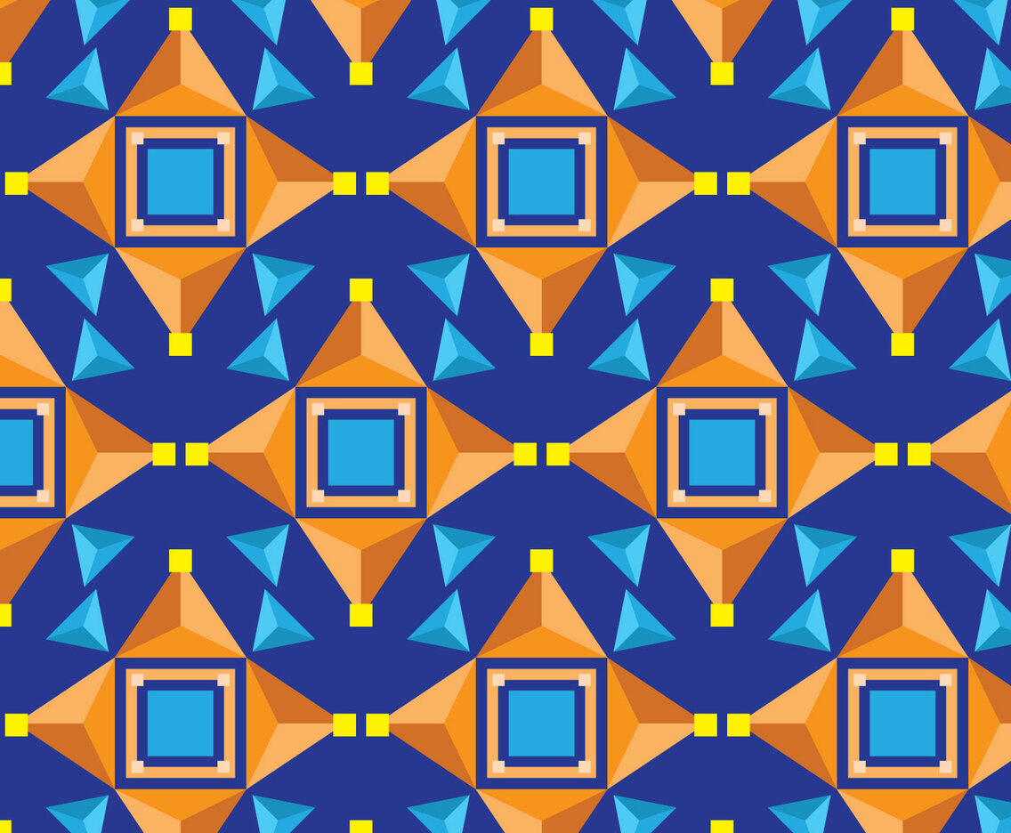 Cool Kaleidoscope Pattern Vector