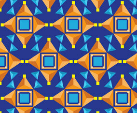 Cool Kaleidoscope Pattern Vector