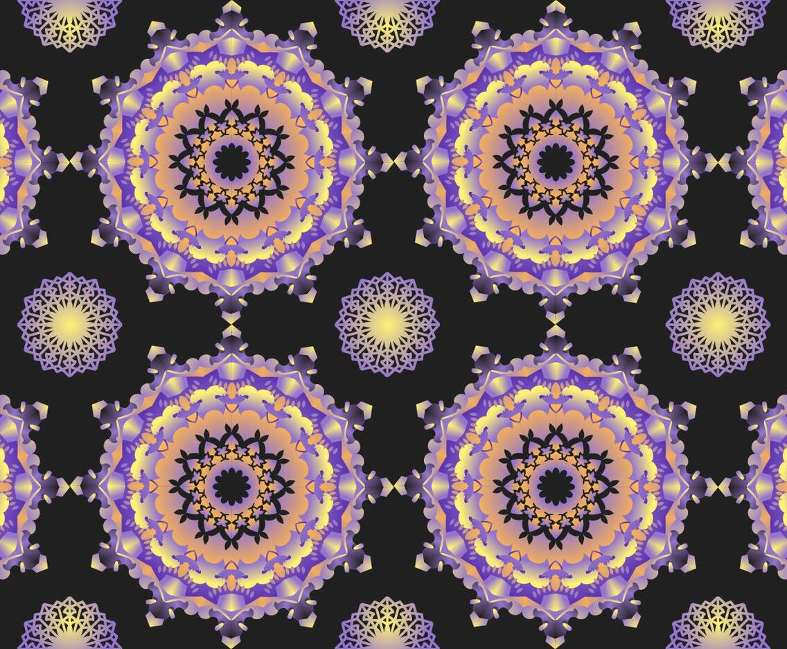Outstanding Kaleidoscope Pattern Vectors