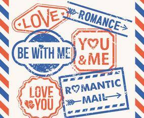 Vintage Wedding Stamp