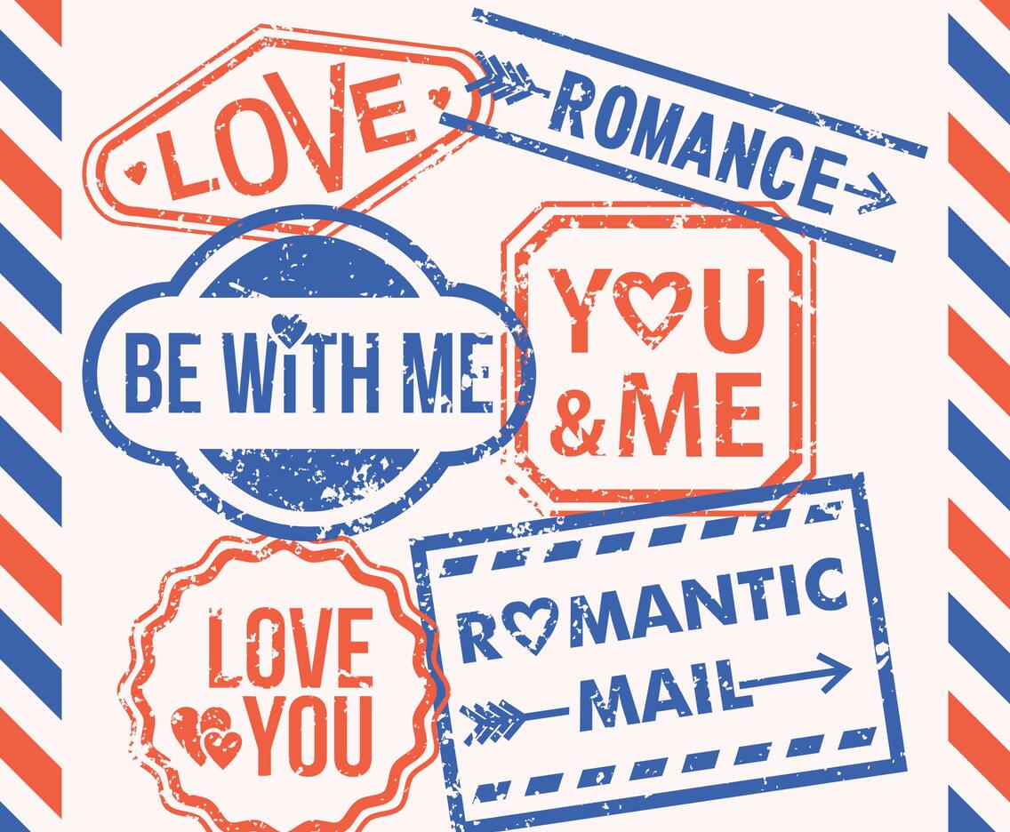 Vintage Wedding Stamp