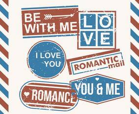 Vintage Wedding Stamp