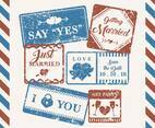Vintage Wedding Stamp