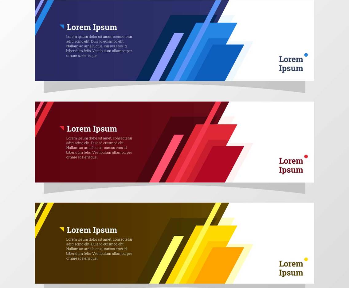 Abstract Geometric Banner