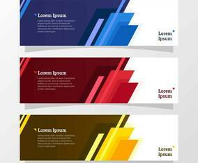 Abstract Geometric Banner