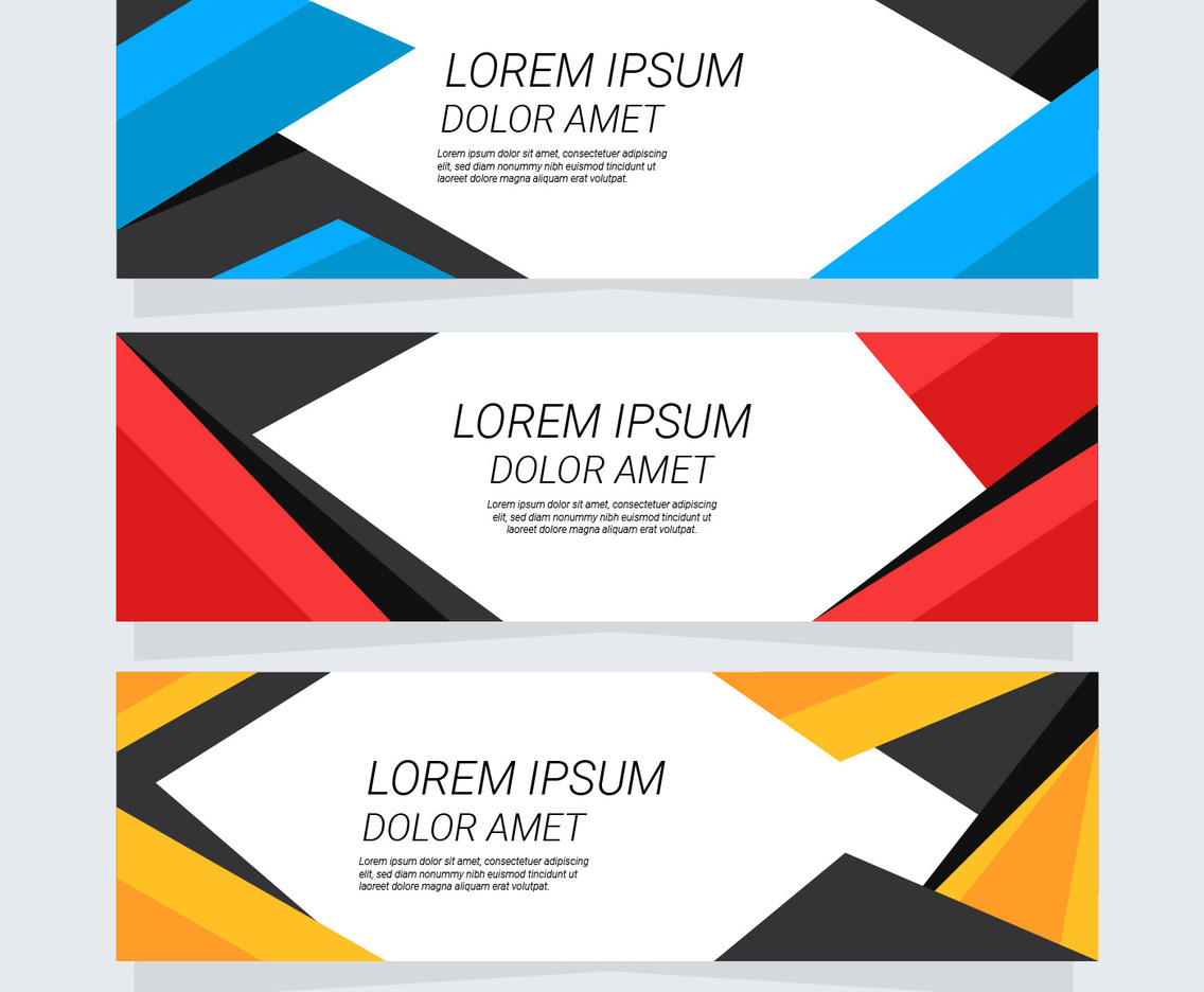 Geometric Banner Design