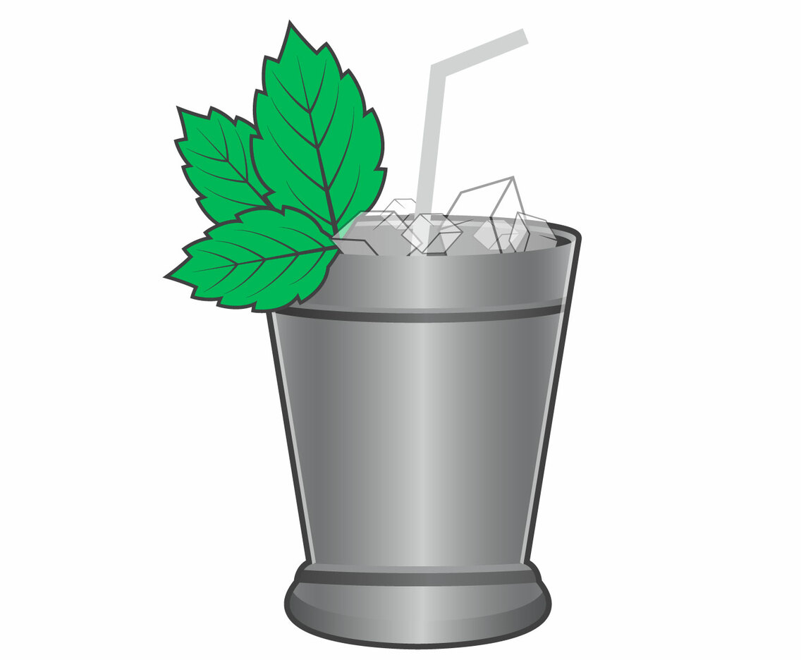 Simple Mint Julep Vector