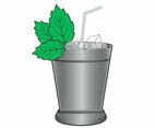 Simple Mint Julep Vector