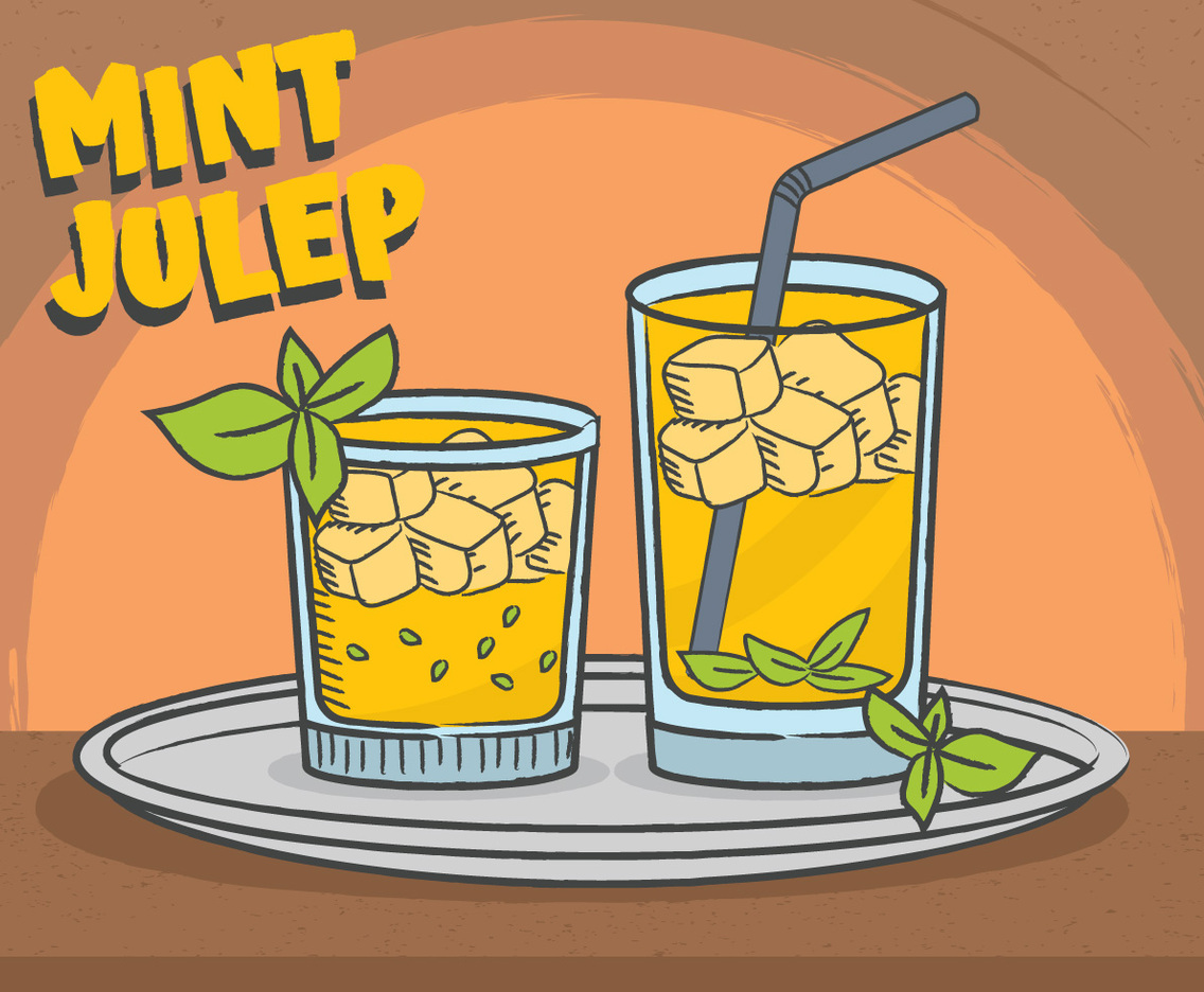 Mint julep vector