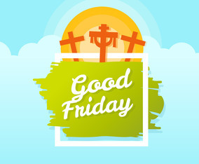 Good Friday Design Greeting Card