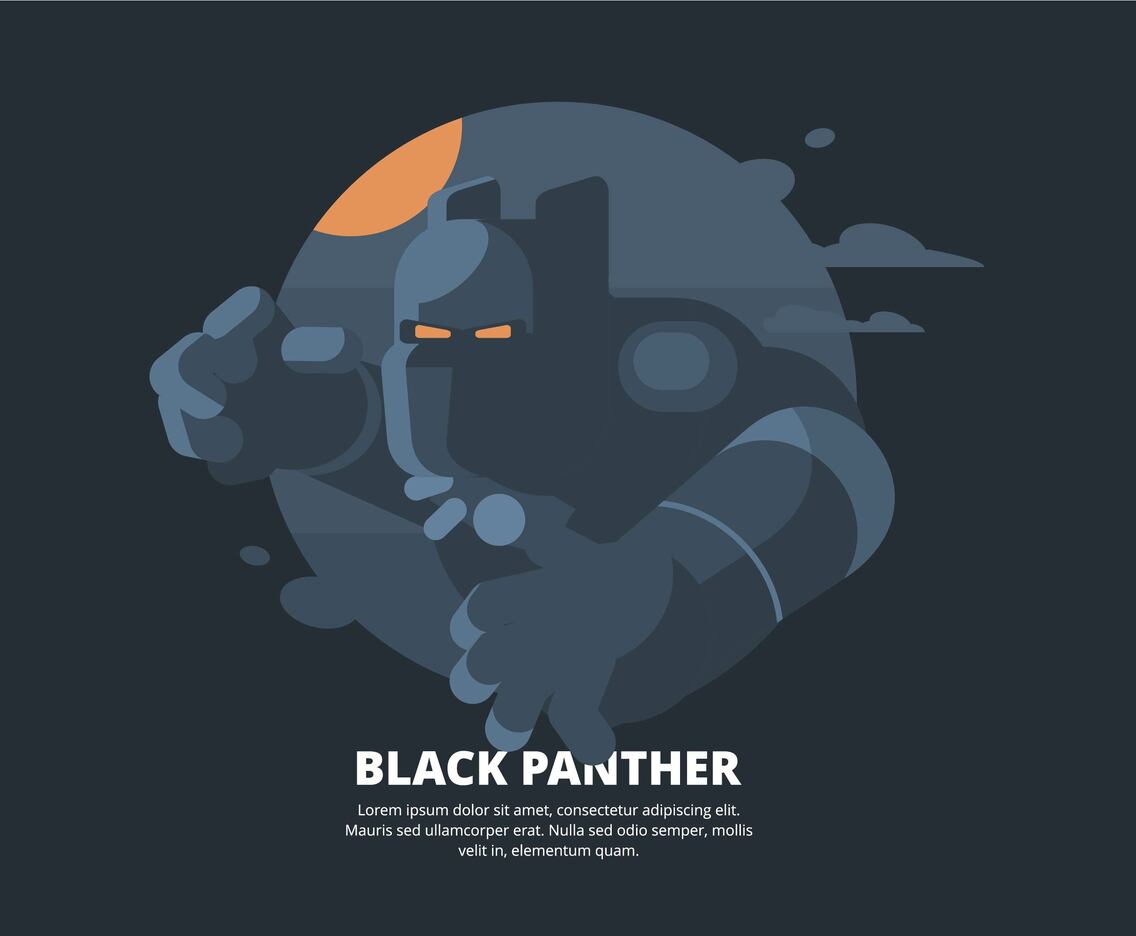 Black Panther Illustration