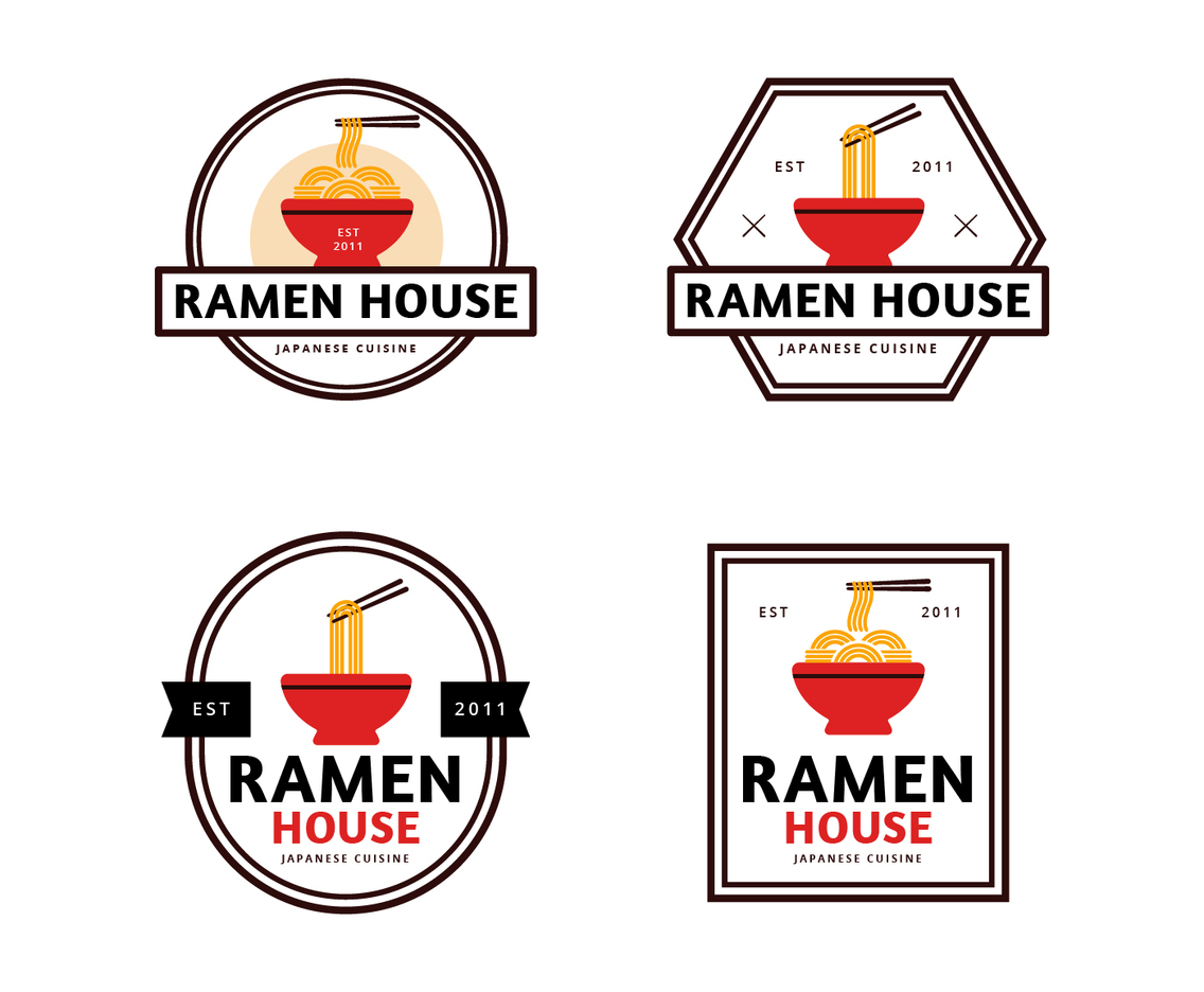 Ramen House Badge Collection