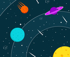 Cosmos Vector Illustration