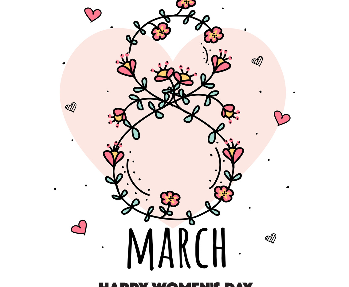 Hand Drawn Women's Day Vector
