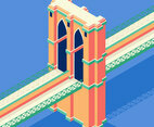 Brooklyn Bridge Isometric