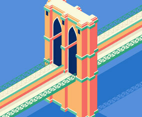 Brooklyn Bridge Isometric