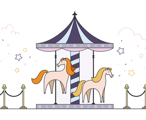 Carousel Vector