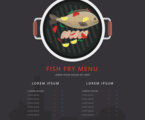 Friday Fish Fry Menu Template