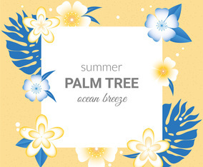 Vector Summer Greeting Card Design