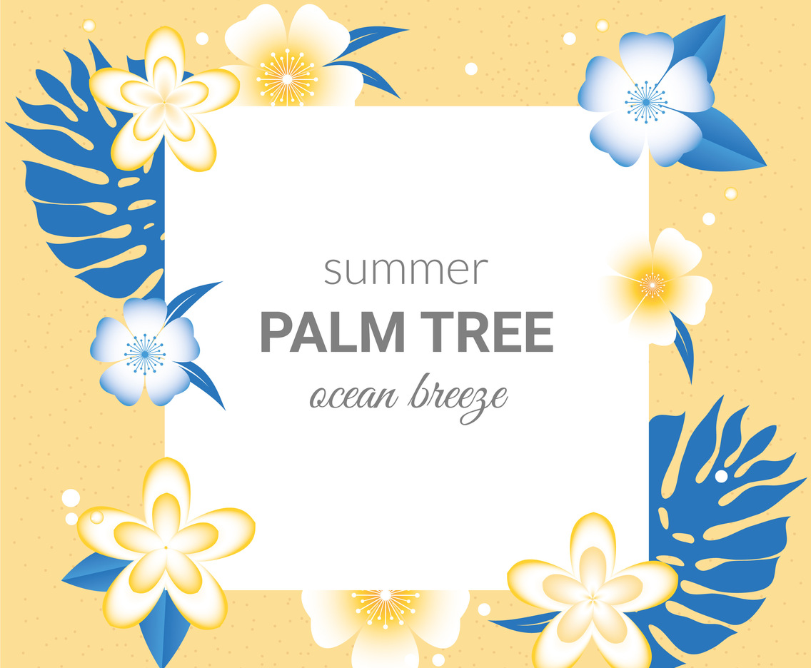 Vector Summer Greeting Card Design