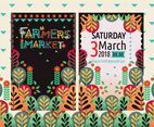 Farmers Market Flyers Vol 2 Vector
