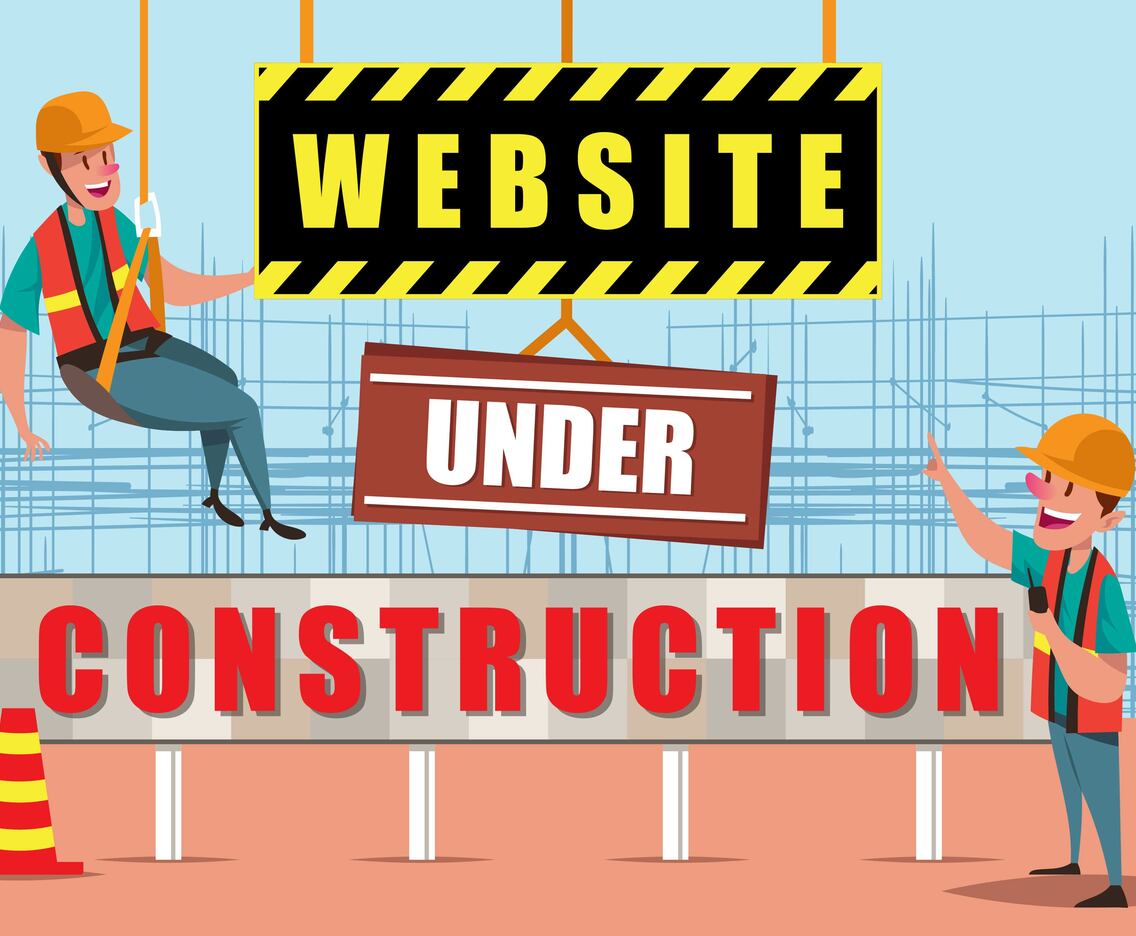 Website Under Construction Illustration