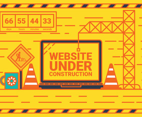 Website under construction vector