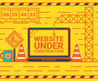 Website under construction vector
