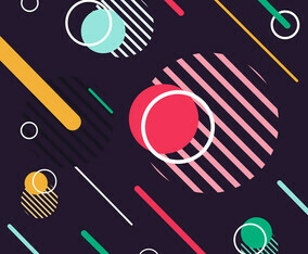 Abstract Memphis Background