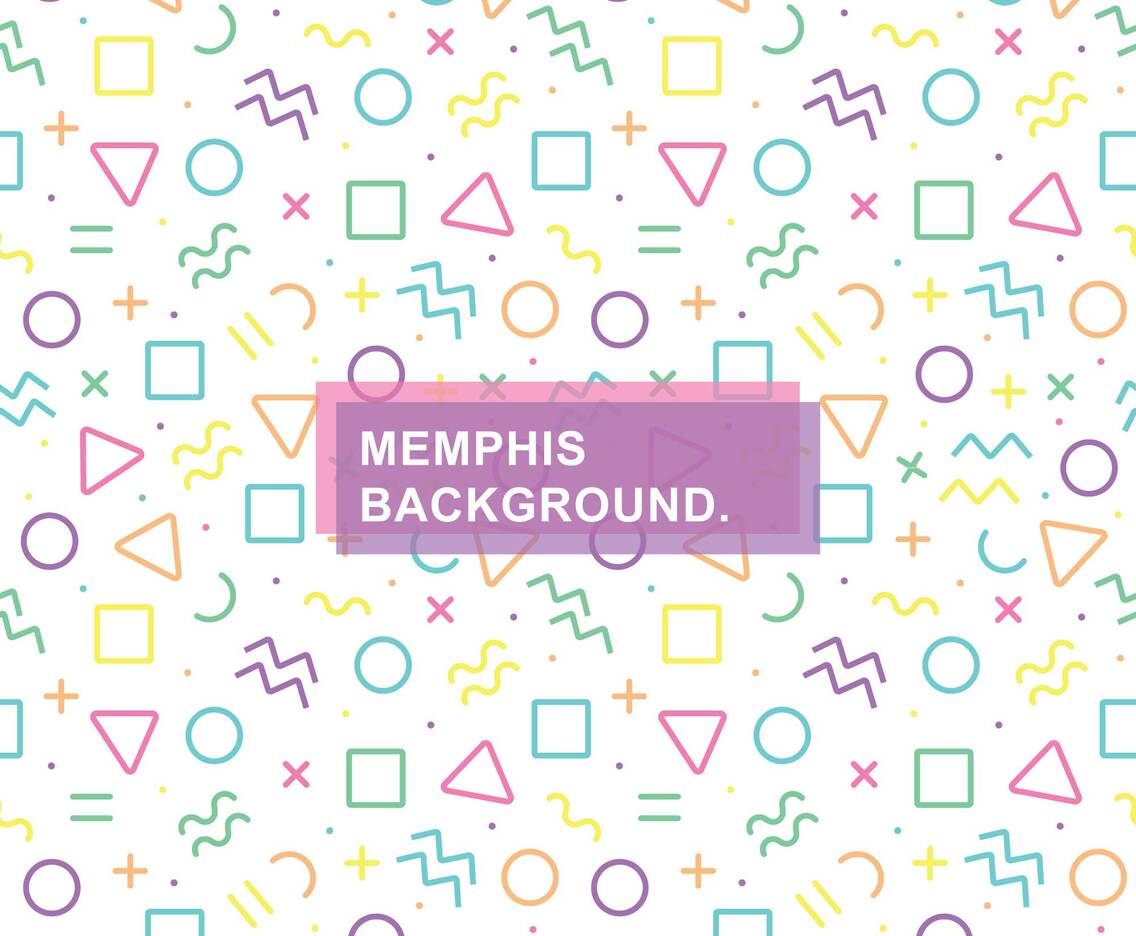 Seamless Memphis Background