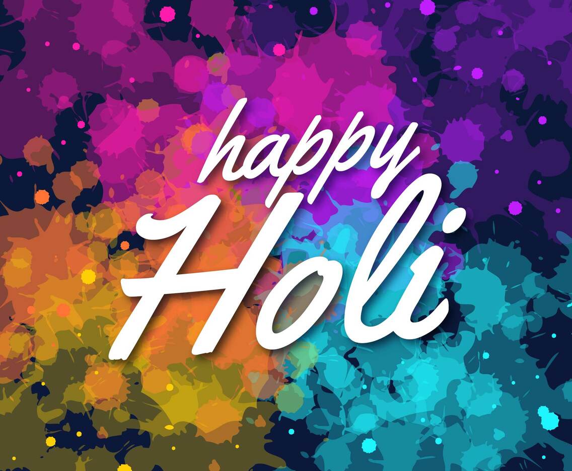 Happy Holi Colorful Greetings