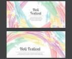 Holi Festival Banners