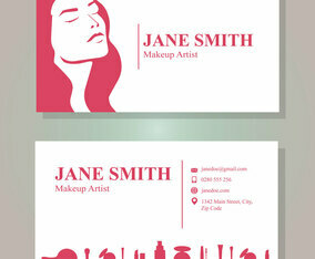 Makeup Artist Business Card Template