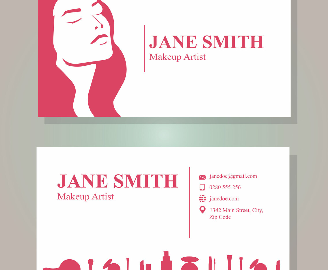 Makeup Artist Business Card Template