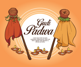 Gudi Padwa Illustration